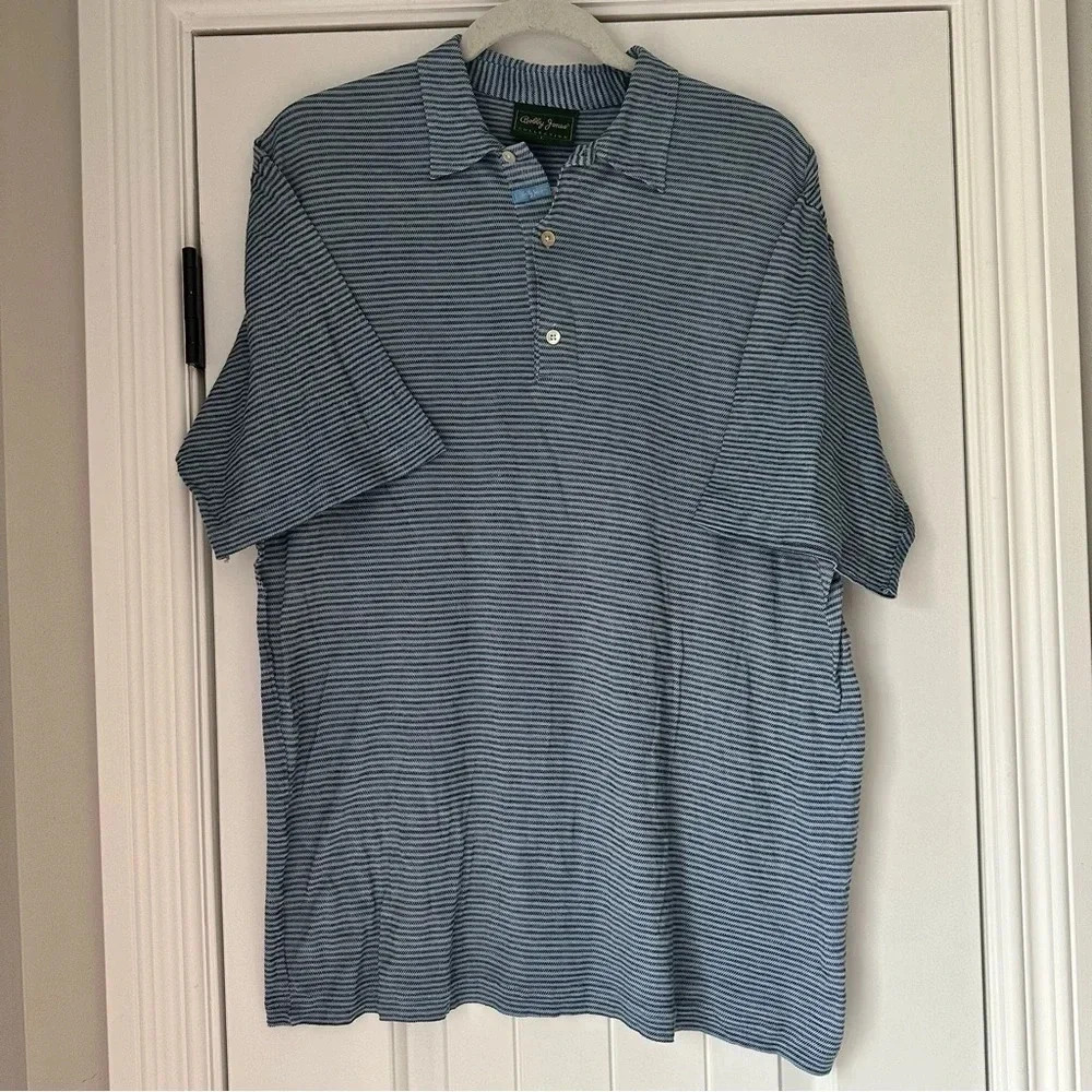 Bobby Jones Collection striped golf‎ polo shirt